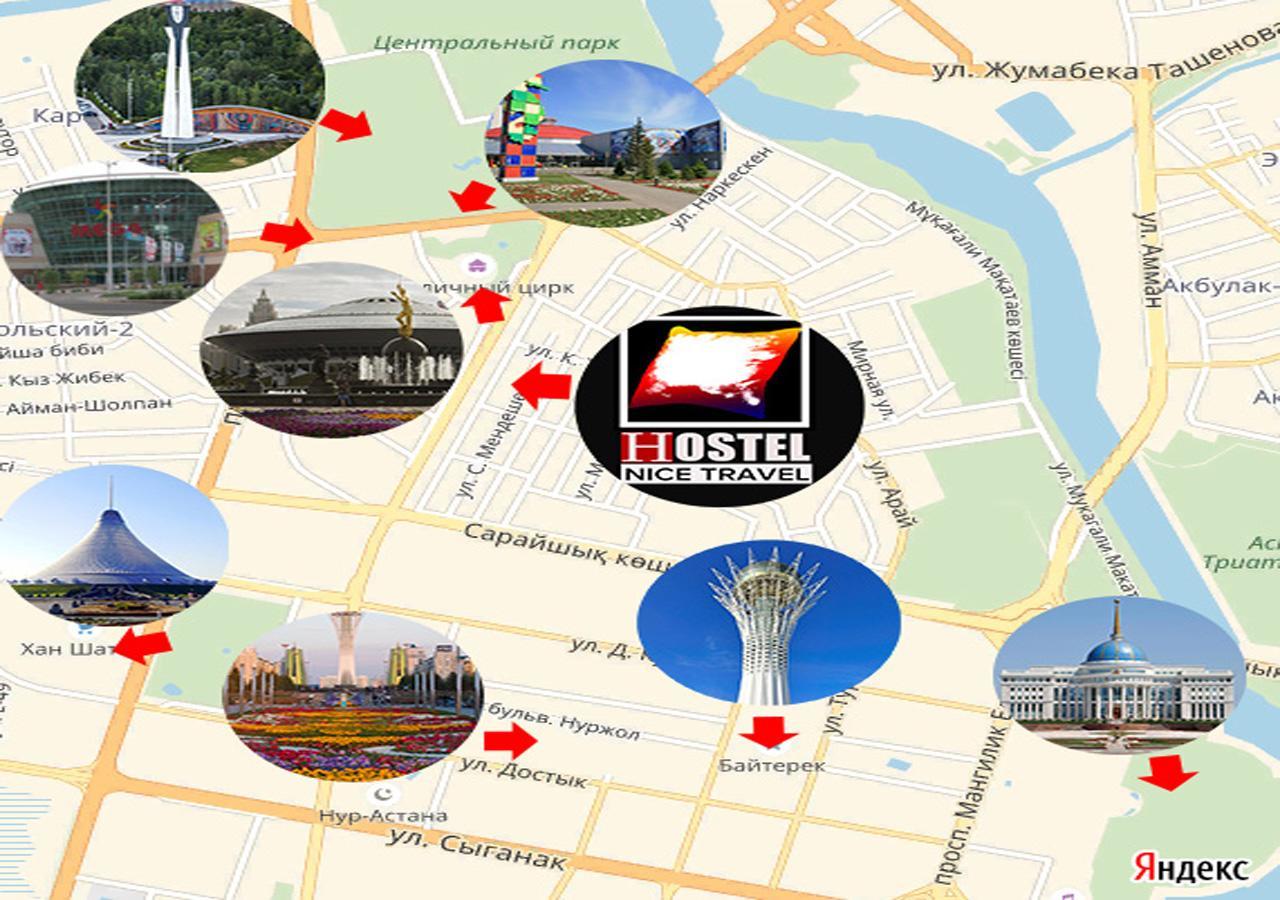 Hostel Nice Travel Astana Luaran gambar